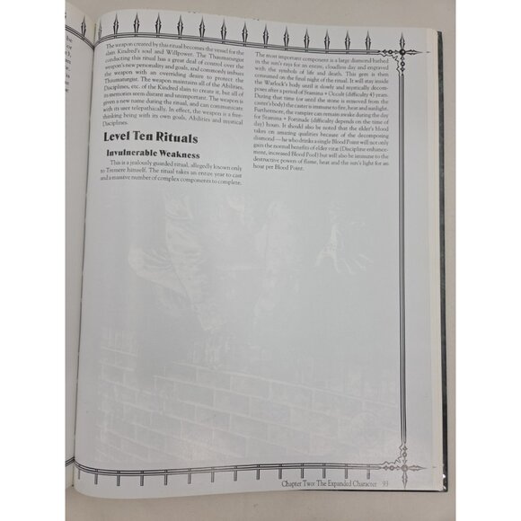 The Vampire Players Guide VAMPIRE The Masquerade WW2206 1993 HardCover Very Good - Picture 9 of 13